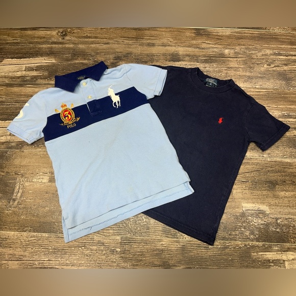 Polo Ralph Lauren Other - Polo Ralph Lauren Kids Size 5 Bundle Shirt Polo Tee Big Pony Blue
